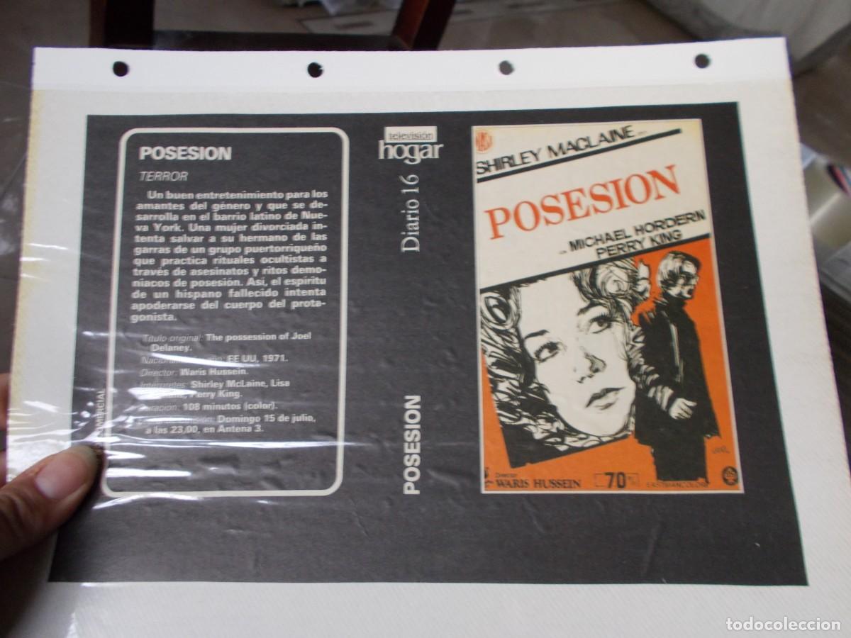 Cinema: POSESION SOLO CARATULA COMERCIAL,A&Ntilde;OS 80 90