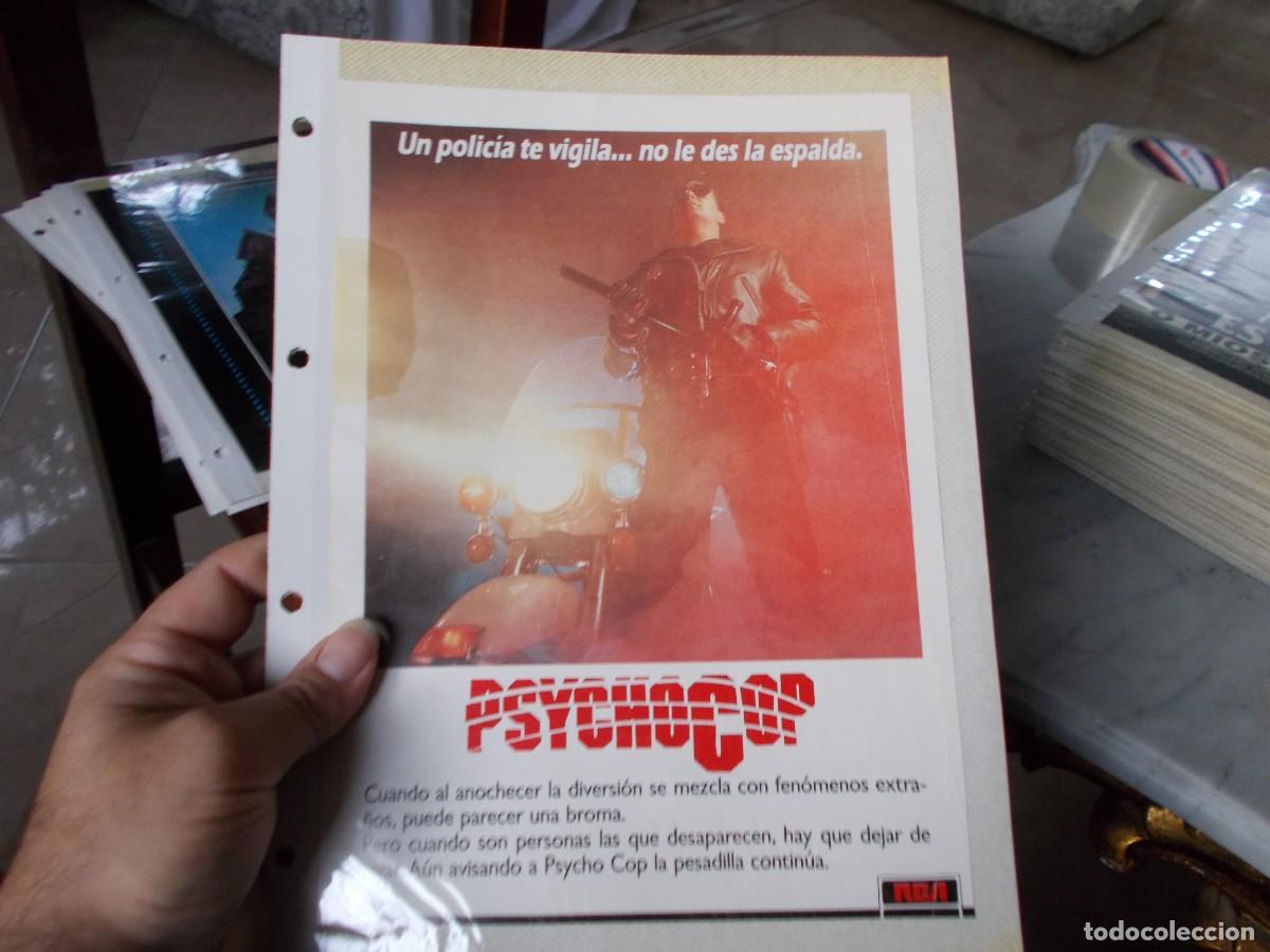 Cinema: PSYCHOCOP,, SOLO PORTADA TAMA&Ntilde;O FOLIO , ,,,
