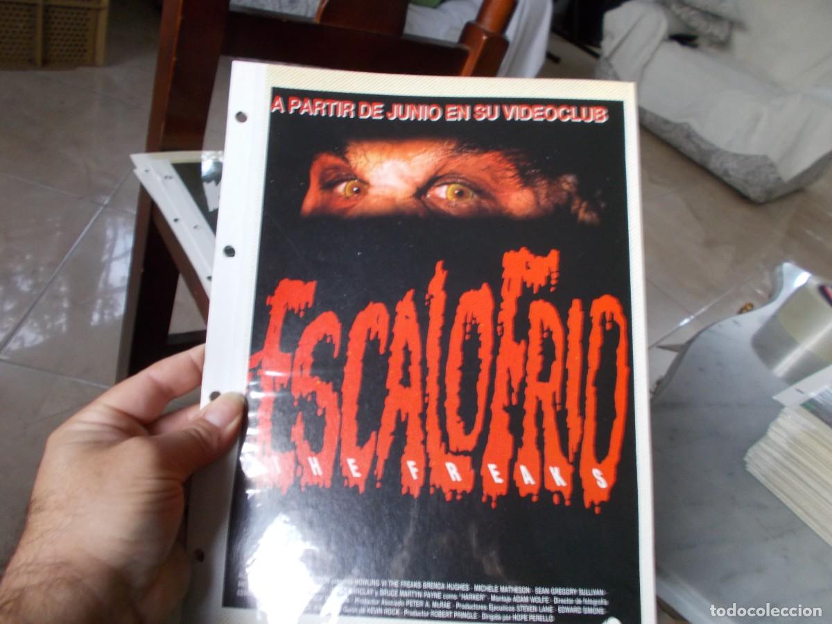 Cin&eacute;ma: ESCALOFRIO ,, SOLO PORTADA TAMA&Ntilde;O FOLIO , ,,,