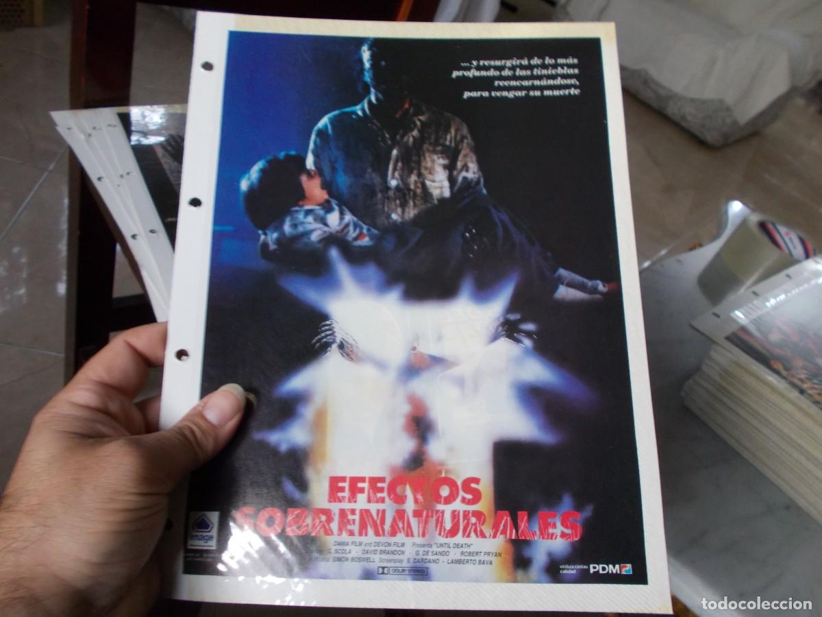Cin&eacute;ma: EFECTOS SOBRENATURALES ,, SOLO PORTADA TAMA&Ntilde;O FOLIO , ,,,