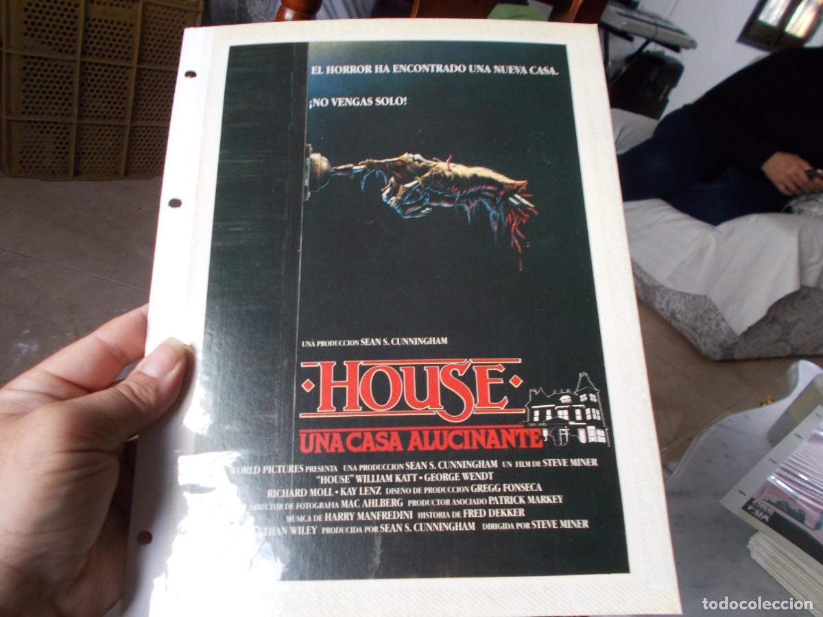 Cinema: HOUSE ,, SOLO PORTADA TAMA&Ntilde;O FOLIO , ,,,