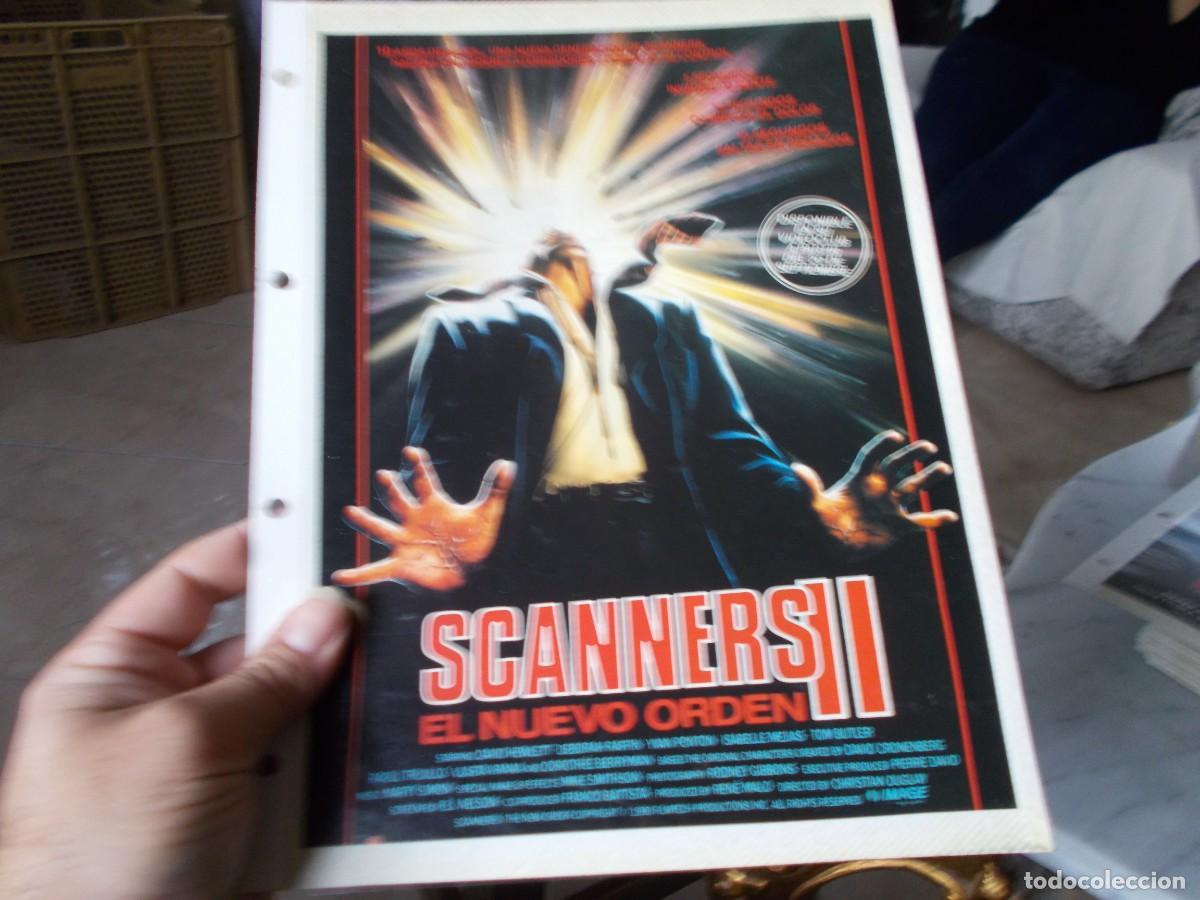 Cinema: SCANNERS ,, SOLO PORTADA TAMA&Ntilde;O FOLIO , ,,,