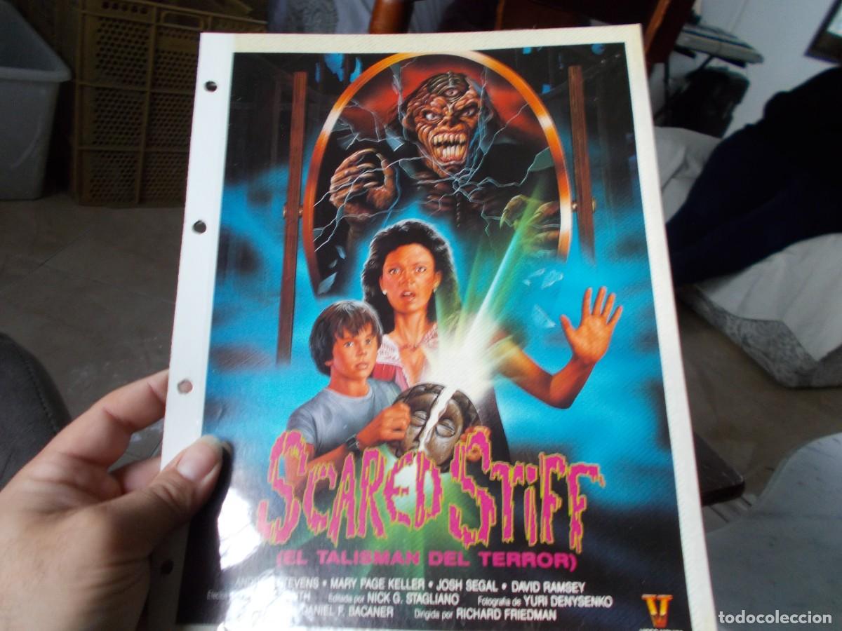 Cinema: SCARED STIFF EL TALISMAN DEL TERROR ,, SOLO PORTADA TAMA&Ntilde;O FOLIO , ,,,