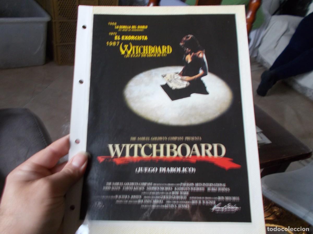 Cinema: WITCHBOARD ,, SOLO PORTADA TAMA&Ntilde;O FOLIO , ,,,
