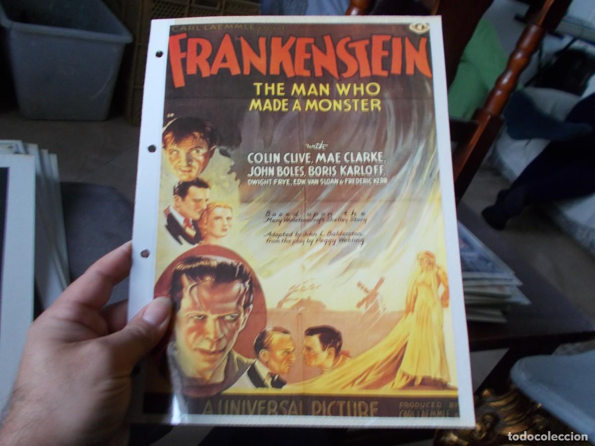 Cine: FRANKENSTEIN ,, SOLO PORTADA TAMA&Ntilde;O FOLIO , ,,,