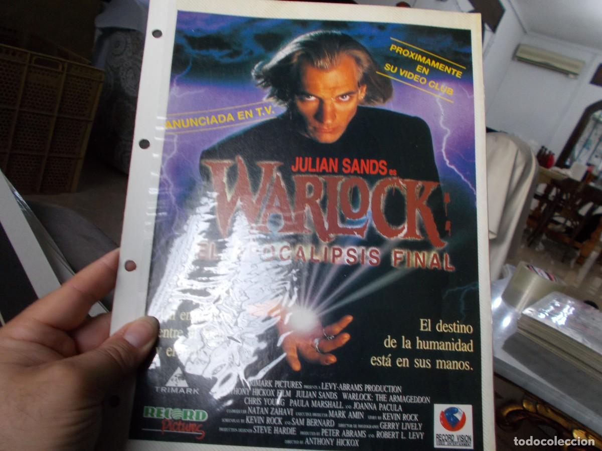 Cinema: WARLOCK ,, SOLO PORTADA TAMA&Ntilde;O FOLIO , ,,,