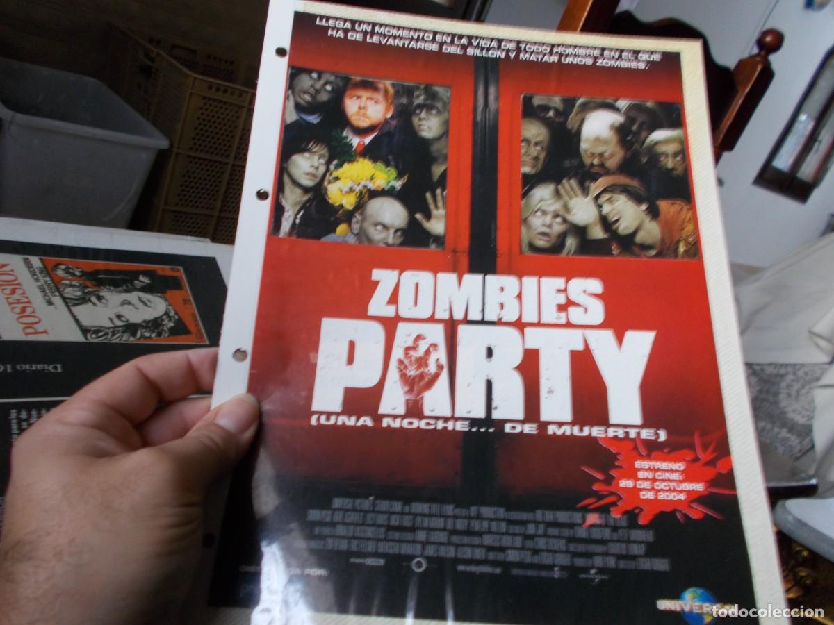 Cinema: ZOMBIES PARTY ,, SOLO PORTADA TAMA&Ntilde;O FOLIO , ,,,