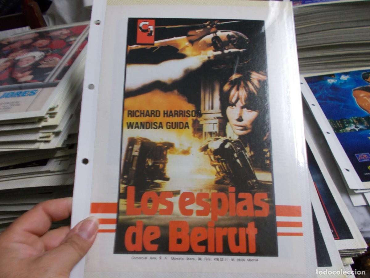 Cinema: LOS ESPIAS DE BEIRUT ,,PORTADA TAMA&Ntilde;O FOLIO SOLO PORTADA ,,