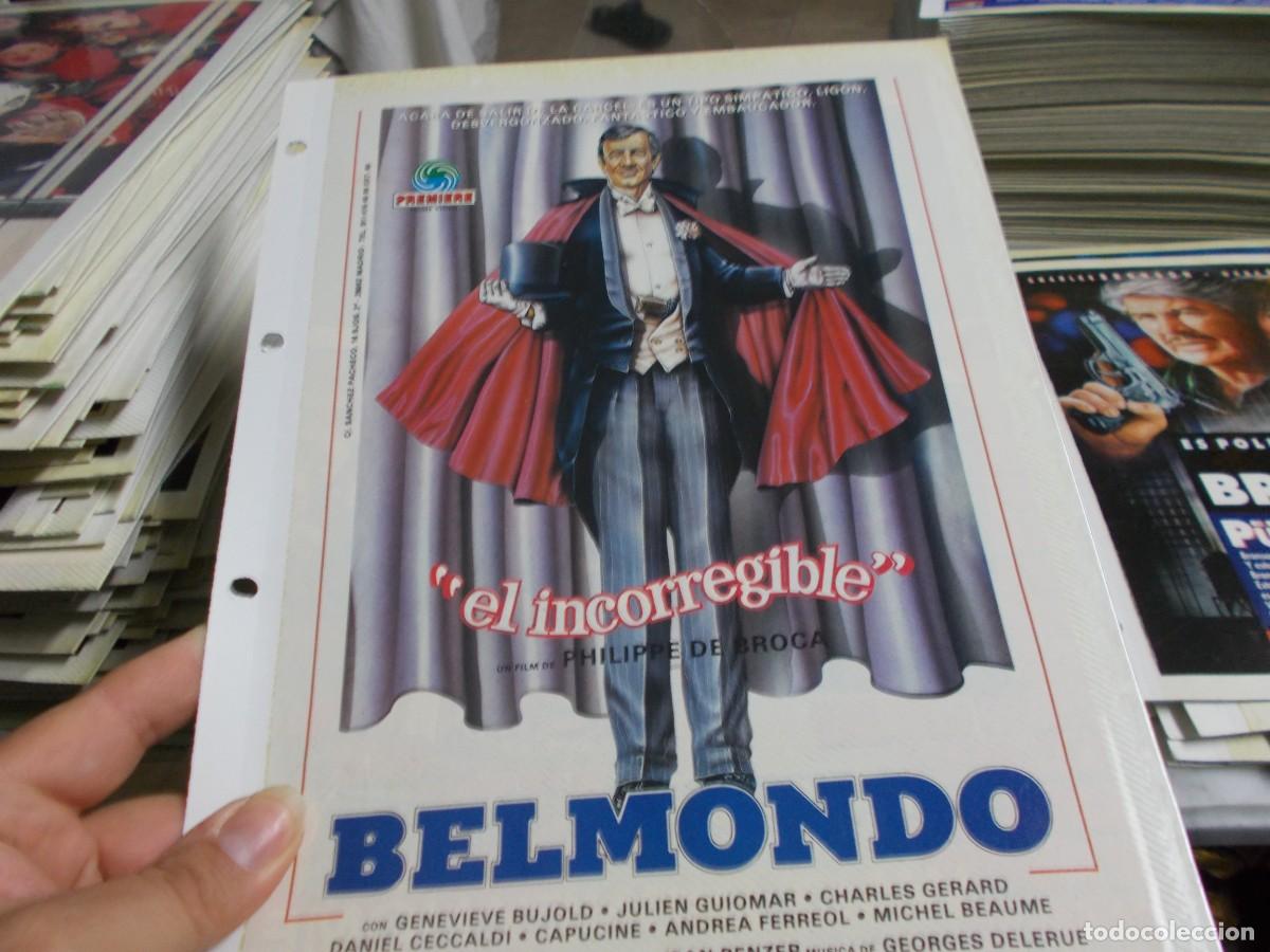 Cinema: EL INCORREGIBLE ,,PORTADA TAMA&Ntilde;O FOLIO SOLO PORTADA ,,