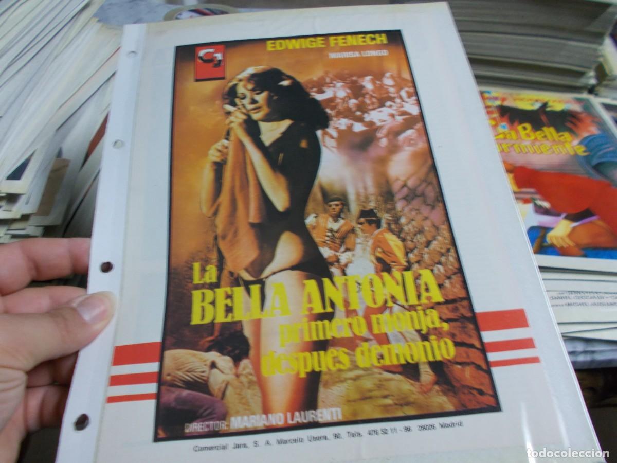 Cinema: LA BELLA ANTONIA,,PORTADA TAMA&Ntilde;O FOLIO SOLO PORTADA ,,