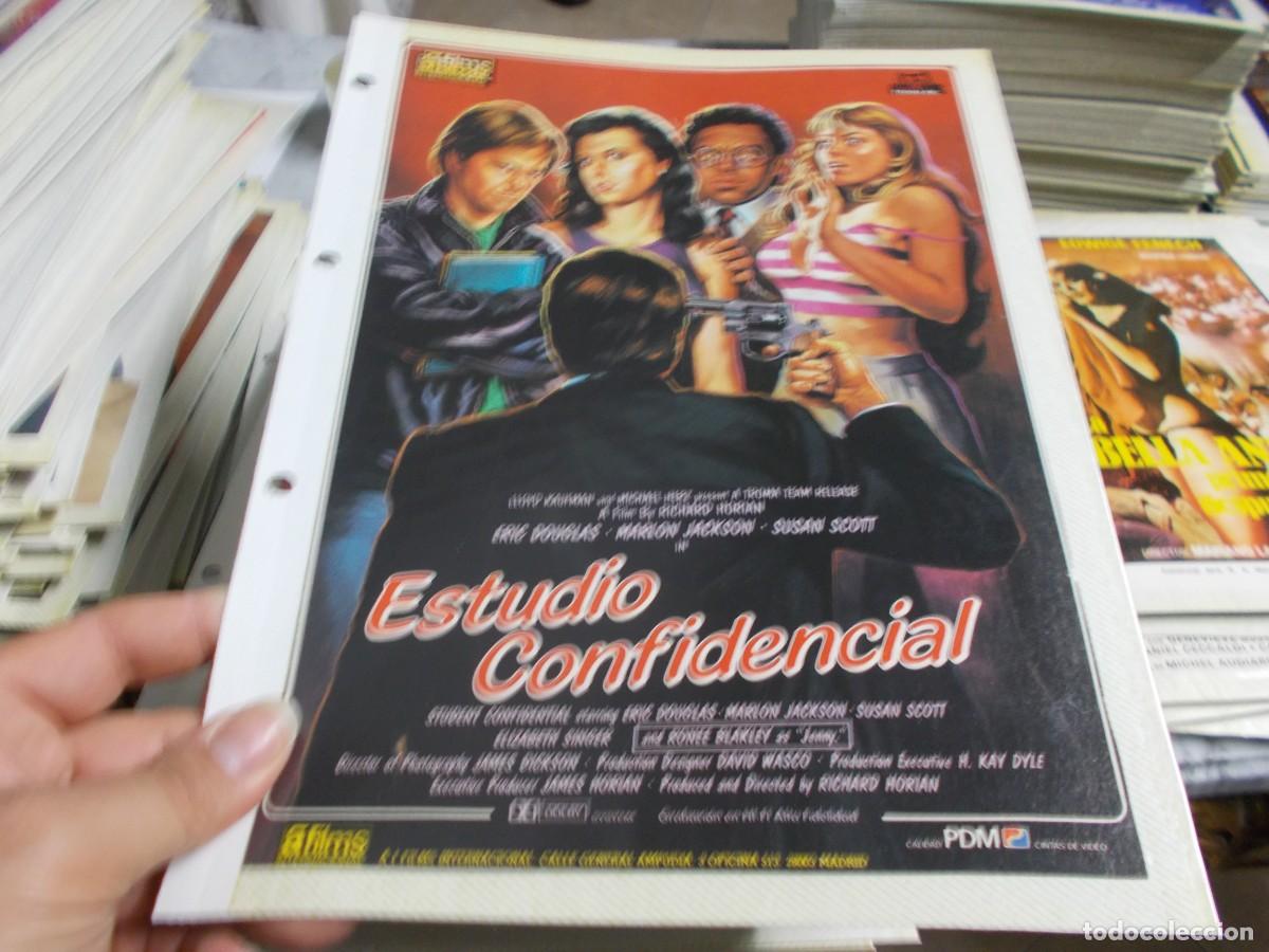 Cinema: ESTUDIO CONFIDENCIAL ,,PORTADA TAMA&Ntilde;O FOLIO SOLO PORTADA ,,