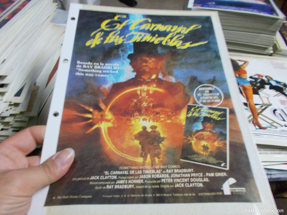 Cinema: EL CARNAVAL DE LAS TINIEBLAS ,,PORTADA TAMA&Ntilde;O FOLIO SOLO PORTADA ,,