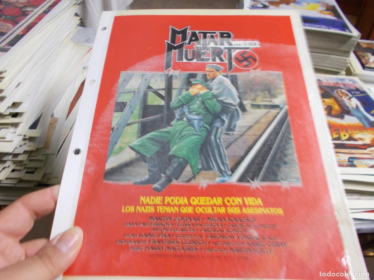 Cinema: MATAR O SER MUERTO,,PORTADA TAMA&Ntilde;O FOLIO SOLO PORTADA ,,