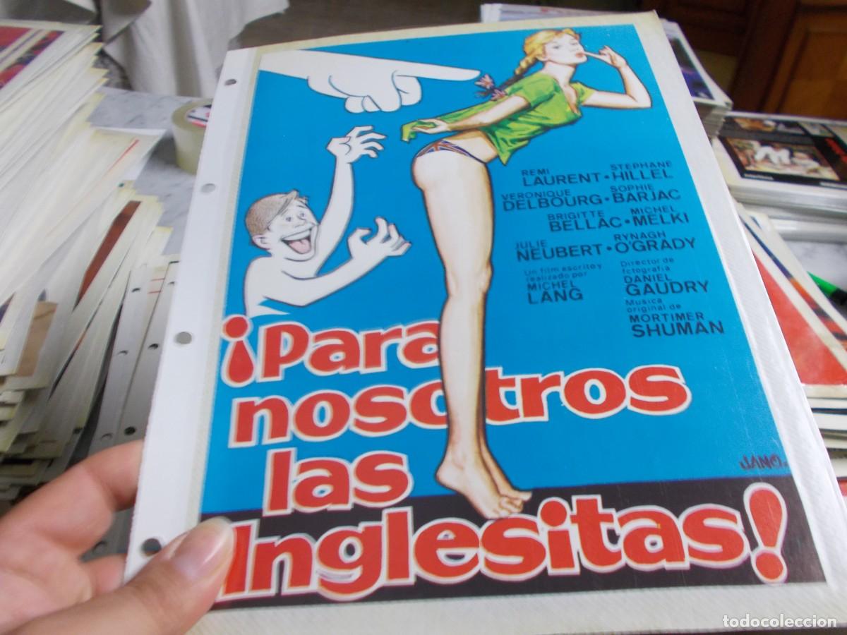 Cinema: PARA NOSOTROS LAS INGLESITAS ,,PORTADA TAMA&Ntilde;O FOLIO SOLO PORTADA ,,