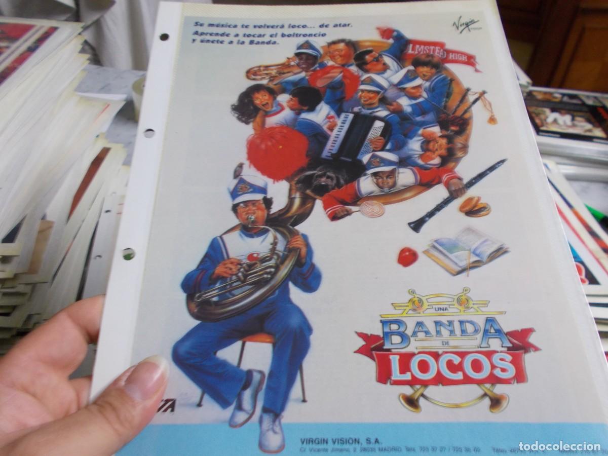 Cinema: UNA BANDA DE LOCOS ,,PORTADA TAMA&Ntilde;O FOLIO SOLO PORTADA ,,