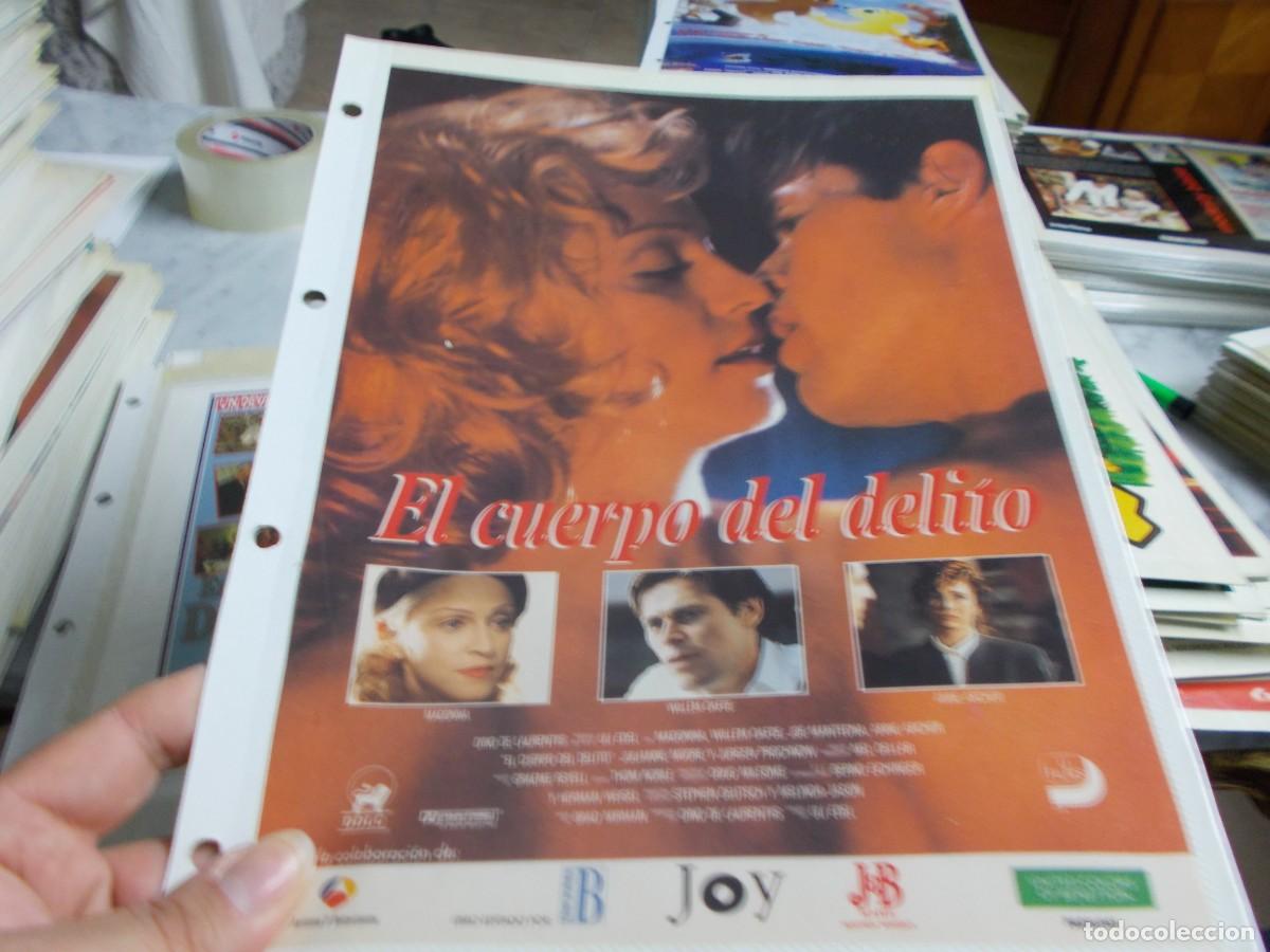 Cinema: EL CUERPO DEL DELITO ,,PORTADA TAMA&Ntilde;O FOLIO SOLO PORTADA ,,