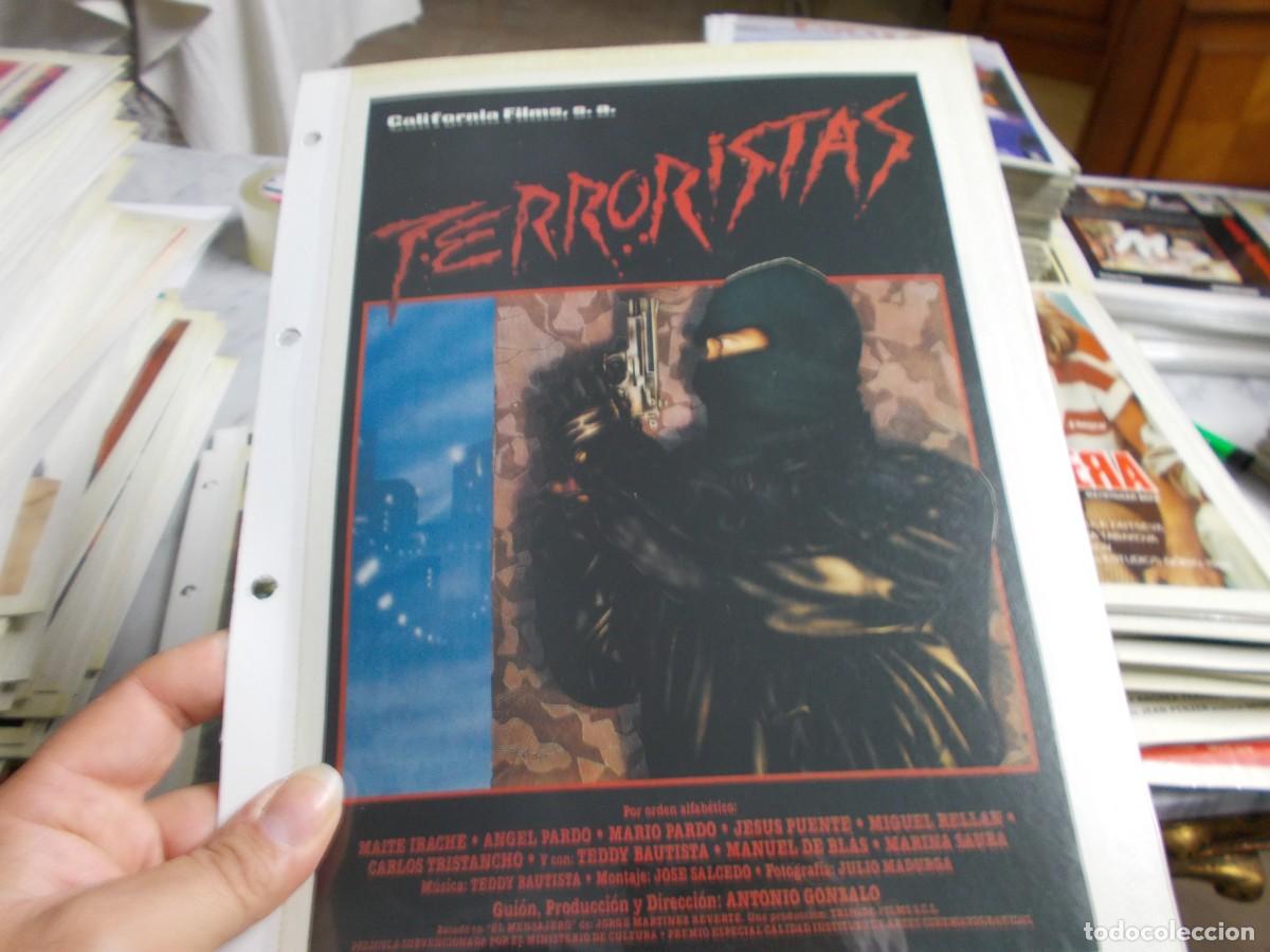 Cinema: TERRORISTA ,,PORTADA TAMA&Ntilde;O FOLIO SOLO PORTADA ,,