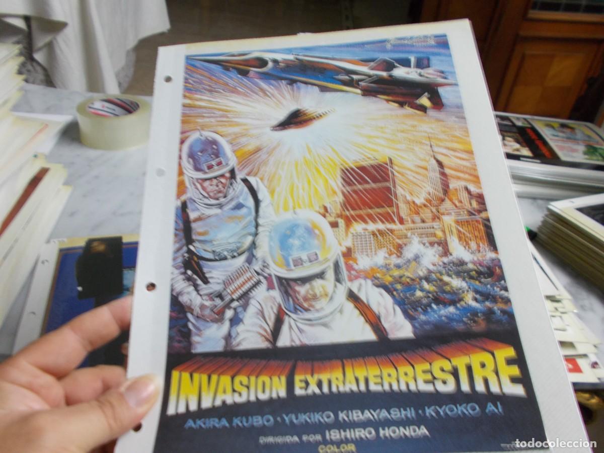 Cinema: INVASION EXTRATERRESTRE,,PORTADA TAMA&Ntilde;O FOLIO SOLO PORTADA ,,
