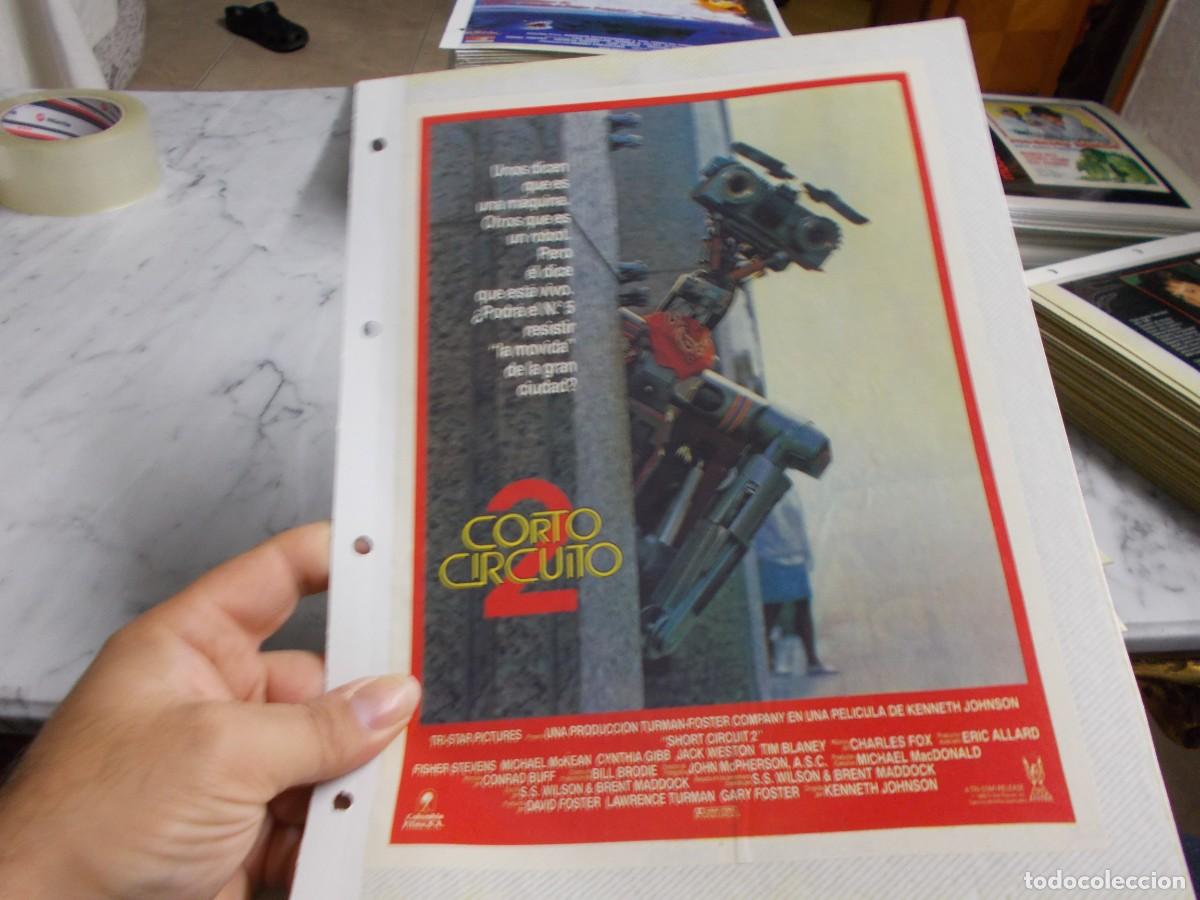 Cinema: CORTO CIRCUITO 2 ,,PORTADA TAMA&Ntilde;O FOLIO SOLO PORTADA ,,