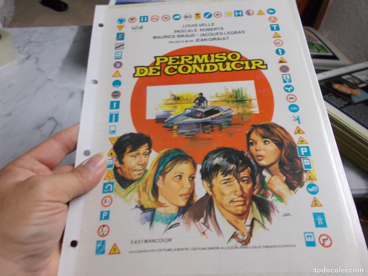 Cinema: PERMISO DE CONDUCIR ,,PORTADA TAMA&Ntilde;O FOLIO SOLO PORTADA ,,