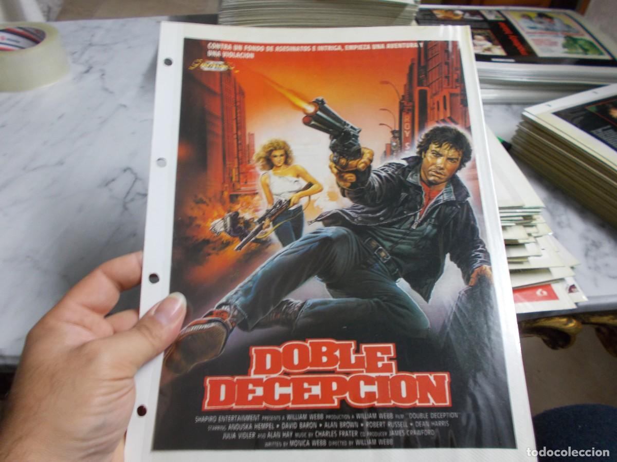 Cinema: DOBLE DECEPCION ,,PORTADA TAMA&Ntilde;O FOLIO SOLO PORTADA ,,