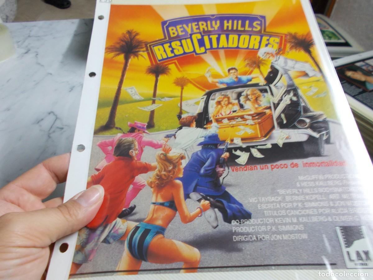 Cinema: BEVERLY HILLS RESUCITADORES ,,PORTADA TAMA&Ntilde;O FOLIO SOLO PORTADA ,,