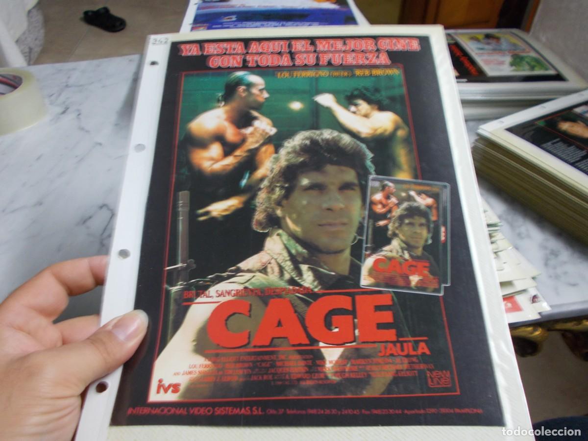 Cin&eacute;ma: CAGE ,,PORTADA TAMA&Ntilde;O FOLIO SOLO PORTADA ,,