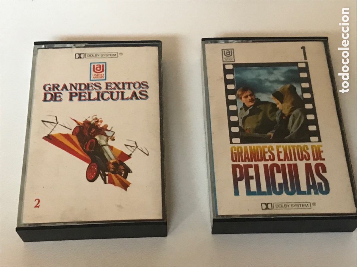 Cine: 2 Cassettes Grandes &eacute;xitos de Pel&iacute;culas Ref J1 - Foto 1