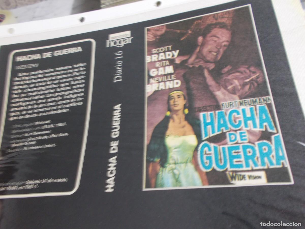 Cinema: HACHA DE GUERRA ,,,CARATULA COMERCIAL A&Ntilde;OS 80 90 SOLO CARATULA ,,
