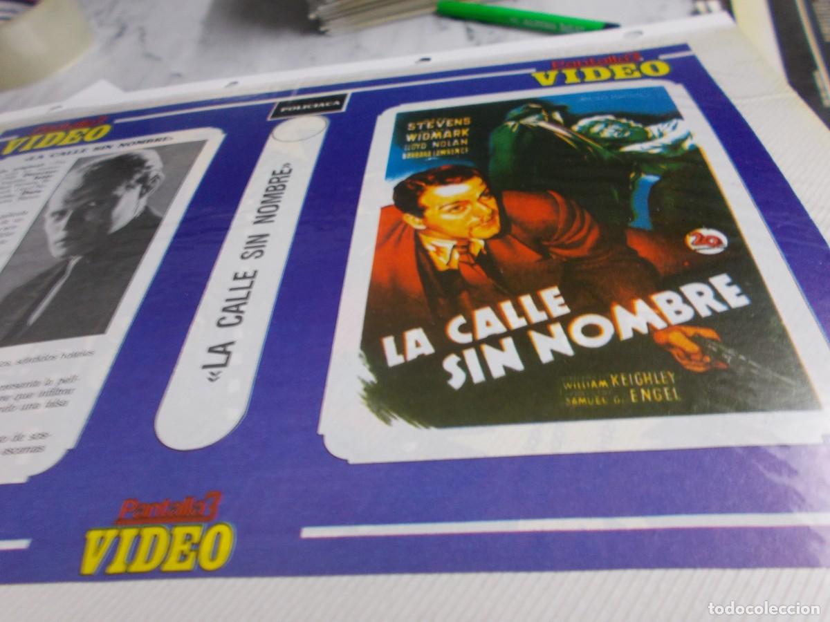 Cinema: LA CALLE SIN NOMBRE ,,,CARATULA COMERCIAL A&Ntilde;OS 80 90 SOLO CARATULA ,,