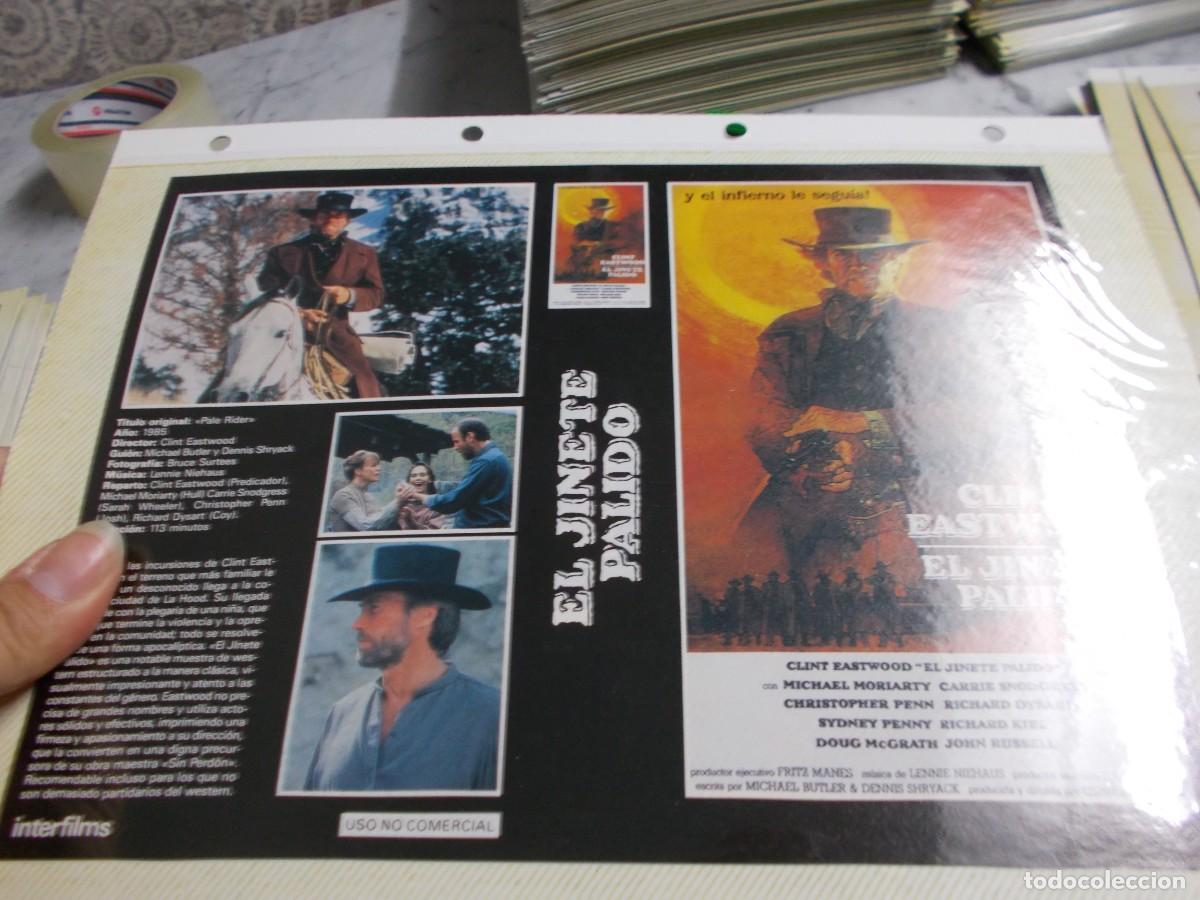 Cinema: EL JINETE PALIDO,,,CARATULA COMERCIAL A&Ntilde;OS 80 90 SOLO CARATULA ,,