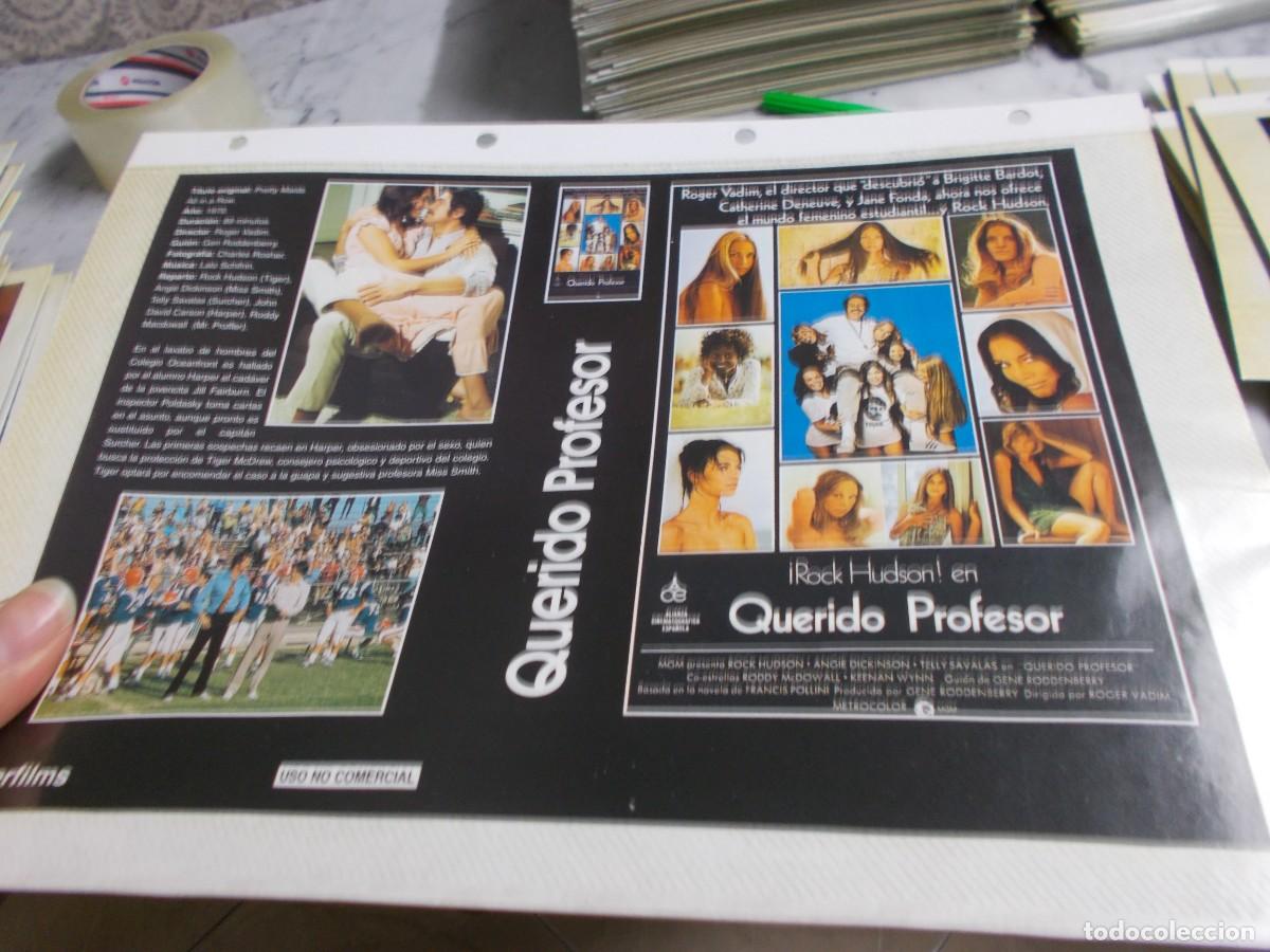 Cinema: QUERIDO PROFESOR ,,,CARATULA COMERCIAL A&Ntilde;OS 80 90 SOLO CARATULA ,,