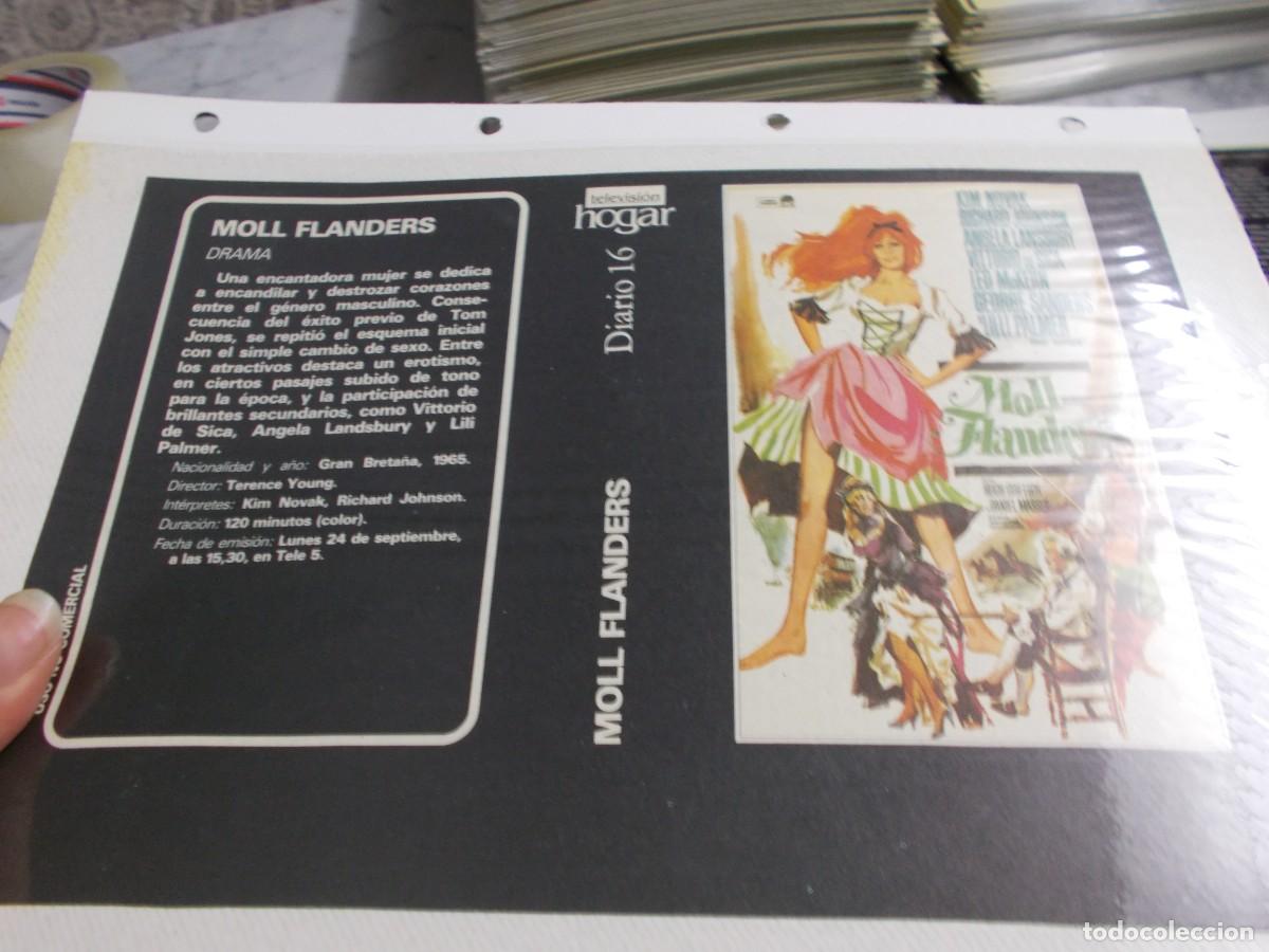 Cinema: MOLL FLANDERS ,,,CARATULA COMERCIAL A&Ntilde;OS 80 90 SOLO CARATULA ,,