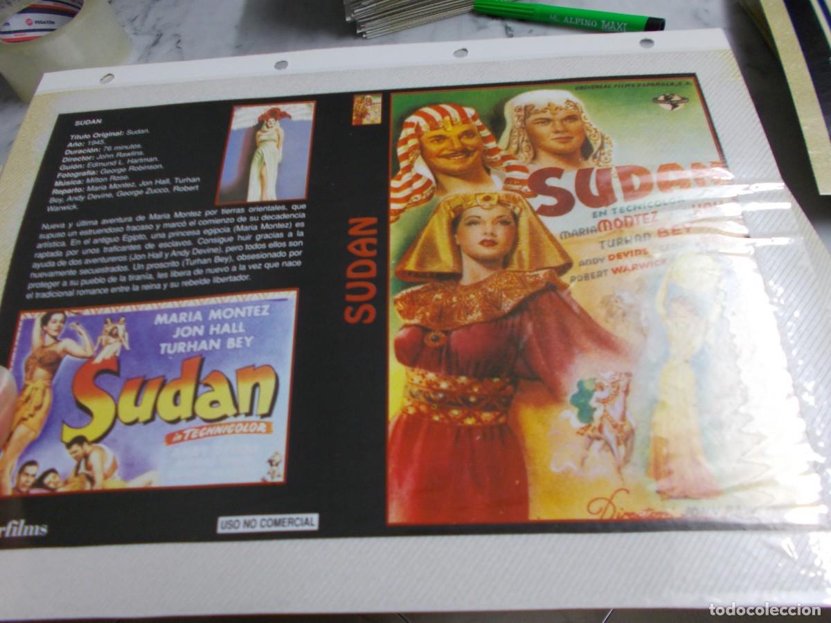 Cinema: SUDAN,,,CARATULA COMERCIAL A&Ntilde;OS 80 90 SOLO CARATULA ,,