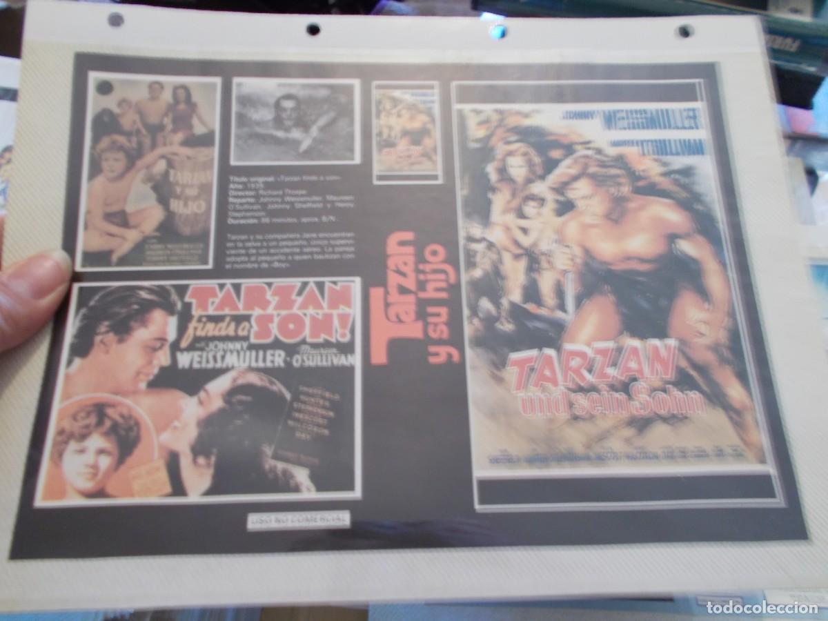 Cin&eacute;ma: TARZAN AND SEIN SOHN ,,SOLO ,CARATULA COMERCIAL,Y PORTADA,OJO,,ESTAN PEGADAS ALCARTON,,