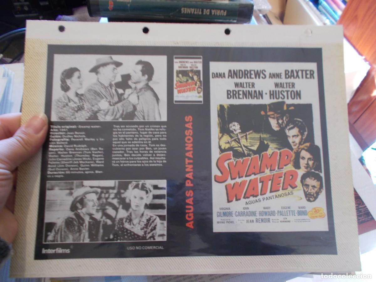 Cin&eacute;ma: SWAMP WATER ,,SOLO ,CARATULA COMERCIAL,Y PORTADA,OJO,,ESTAN PEGADAS ALCARTON,,