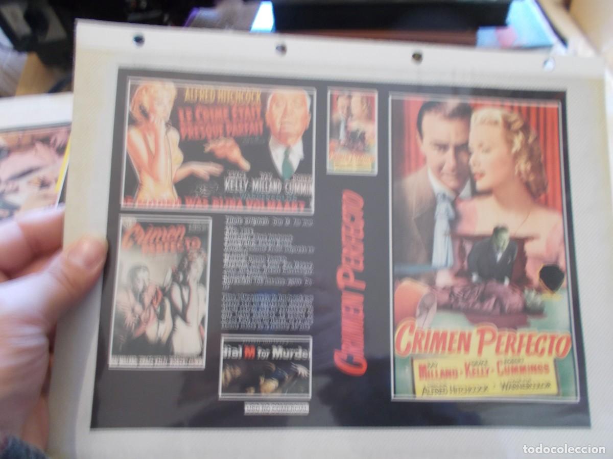 Cin&eacute;ma: CRIMEN PERFECTO ,,SOLO ,CARATULA COMERCIAL,Y PORTADA,OJO,,ESTAN PEGADAS ALCARTON,,