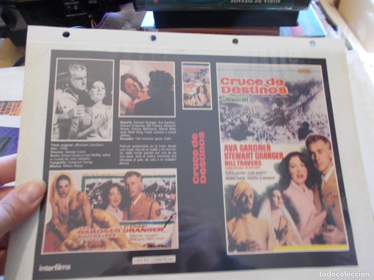 Cin&eacute;ma: CRUCE DE DESTINOS ,,SOLO ,CARATULA COMERCIAL,Y PORTADA,OJO,,ESTAN PEGADAS ALCARTON,,