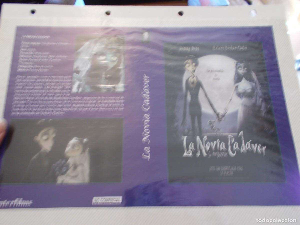 Cin&eacute;ma: LA NOVIA CADAVER ,,SOLO ,CARATULA COMERCIAL,Y PORTADA,OJO,,ESTAN PEGADAS ALCARTON,,