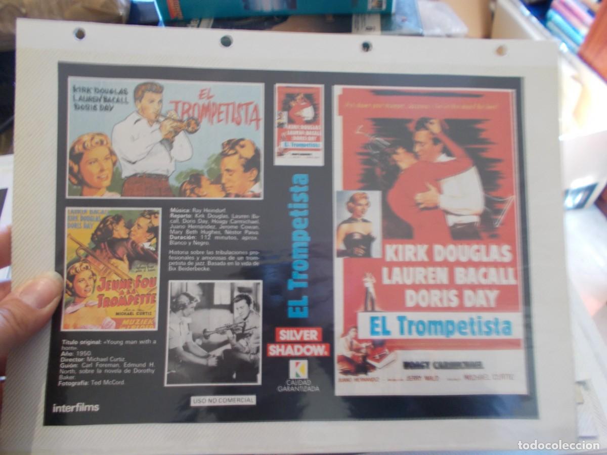 Cin&eacute;ma: LA TROMPETISTA ,,SOLO ,CARATULA COMERCIAL,Y PORTADA,OJO,,ESTAN PEGADAS ALCARTON,,