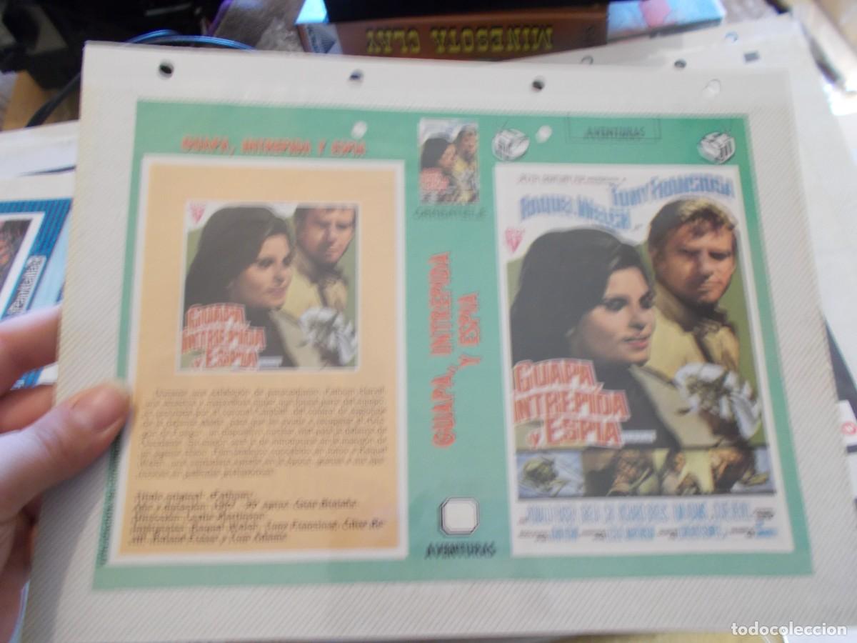 Cin&eacute;ma: GUAPA INTREPIDA Y ESPIA ,,SOLO ,CARATULA COMERCIAL,Y PORTADA,OJO,,ESTAN PEGADAS ALCARTON,,