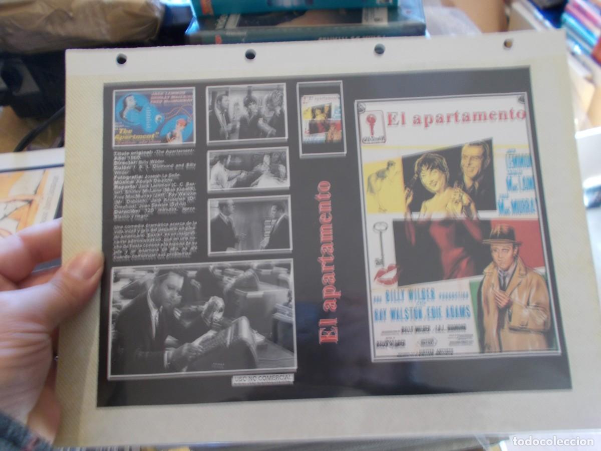 Cinema: EL APARTAMENTO ,,CARATULA COMERCIAL Y PORTADA TAMA&Ntilde;O FOLIO, ESTAN PEGADAS AL CARTON,