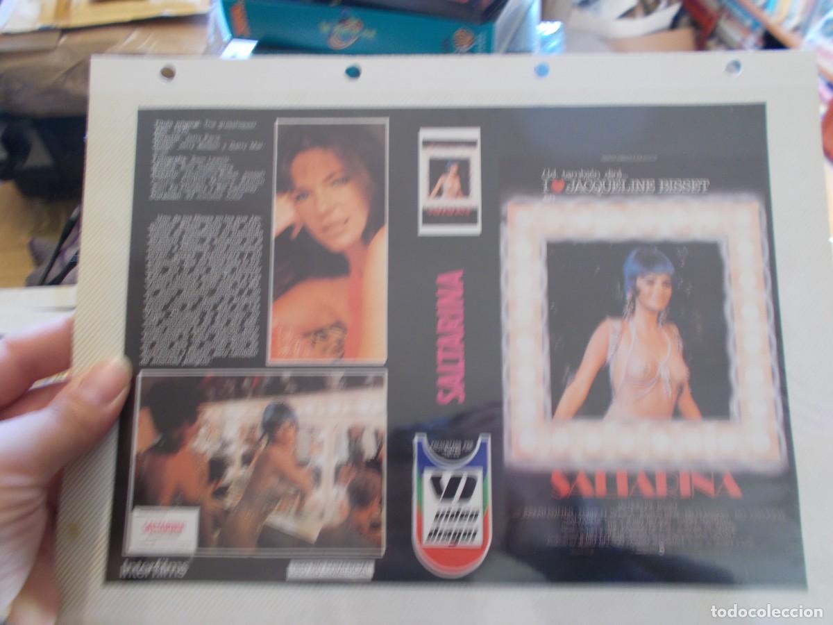 Cinema: SALTARINA ,,CARATULA COMERCIAL Y PORTADA TAMA&Ntilde;O FOLIO, ESTAN PEGADAS AL CARTON,
