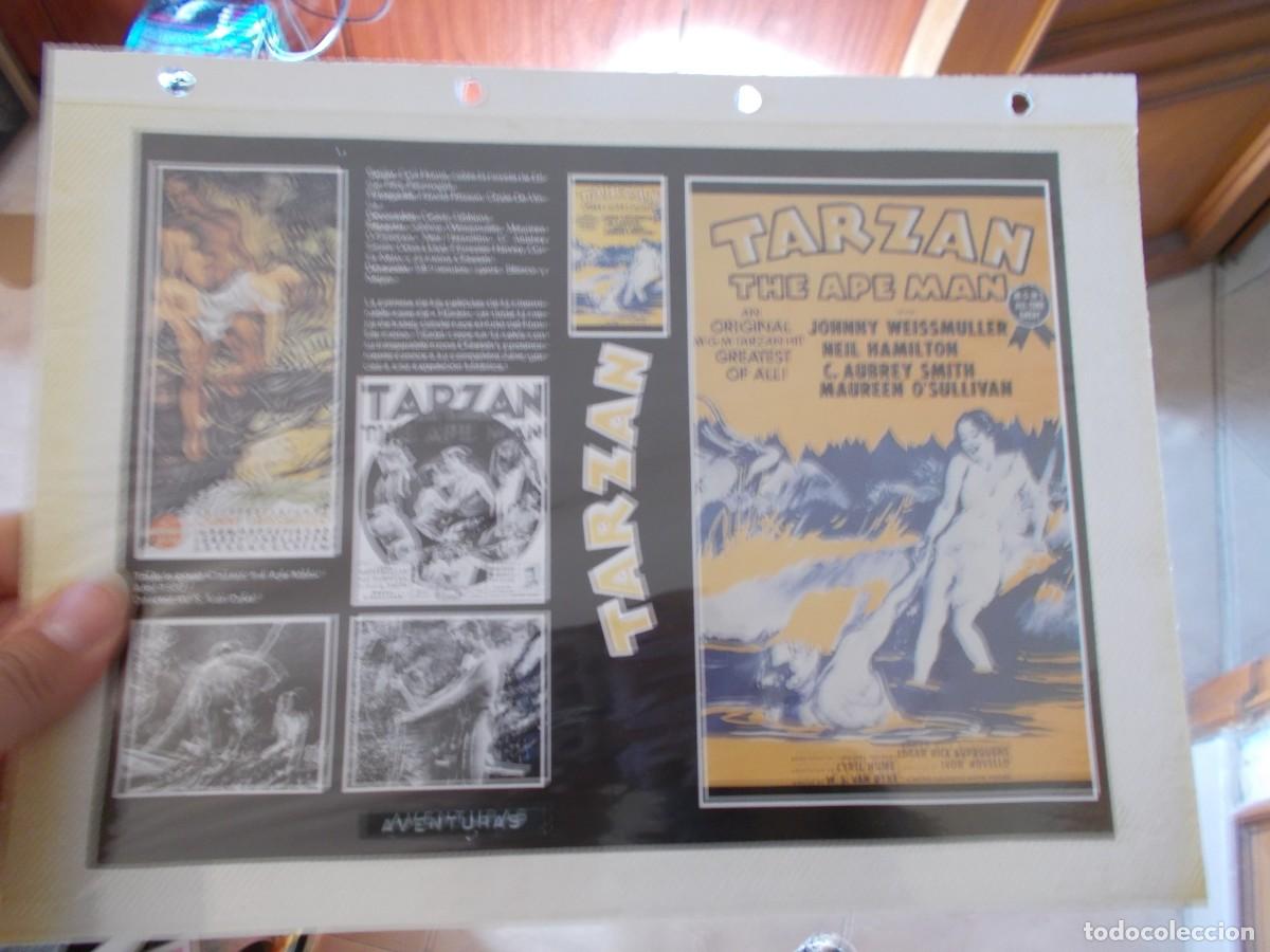 Cinema: TARZAN,,CARATULA ,Y CARTEL,TAMA&Ntilde;O,FOLIO, ESTAN PEGADAS AL CARTON