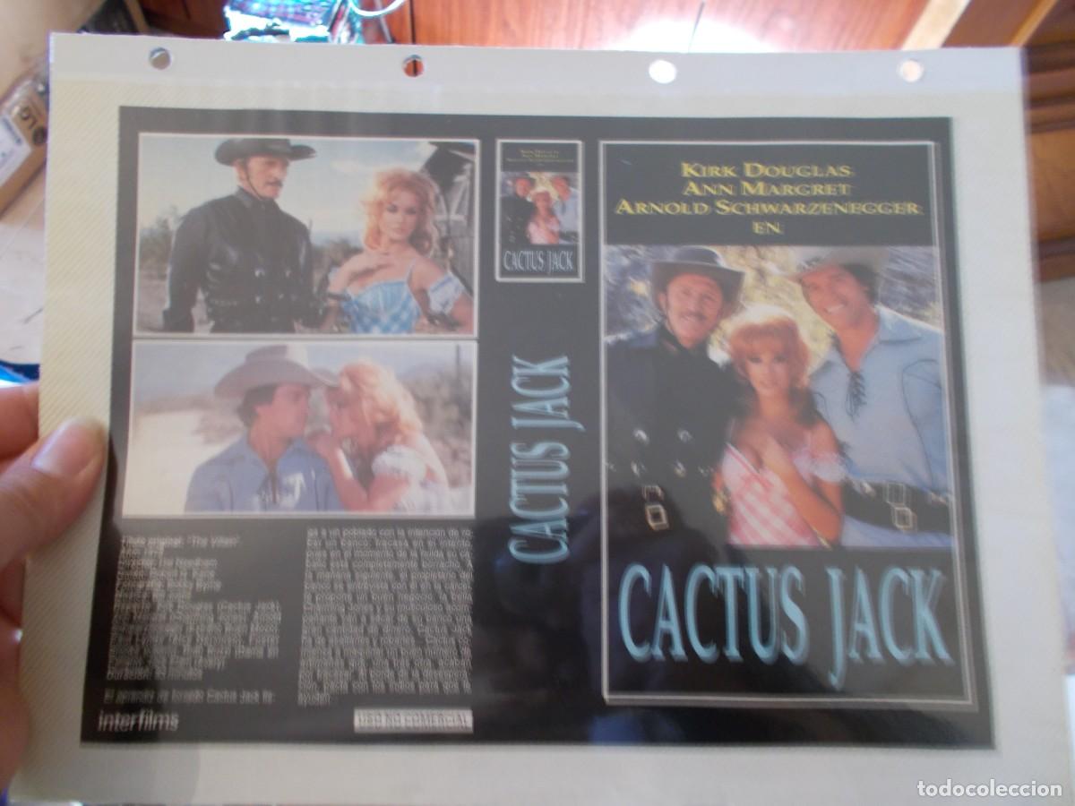 Cinema: CACTUS JACK ,,CARATULA ,Y CARTEL,TAMA&Ntilde;O,FOLIO, ESTAN PEGADAS AL CARTON