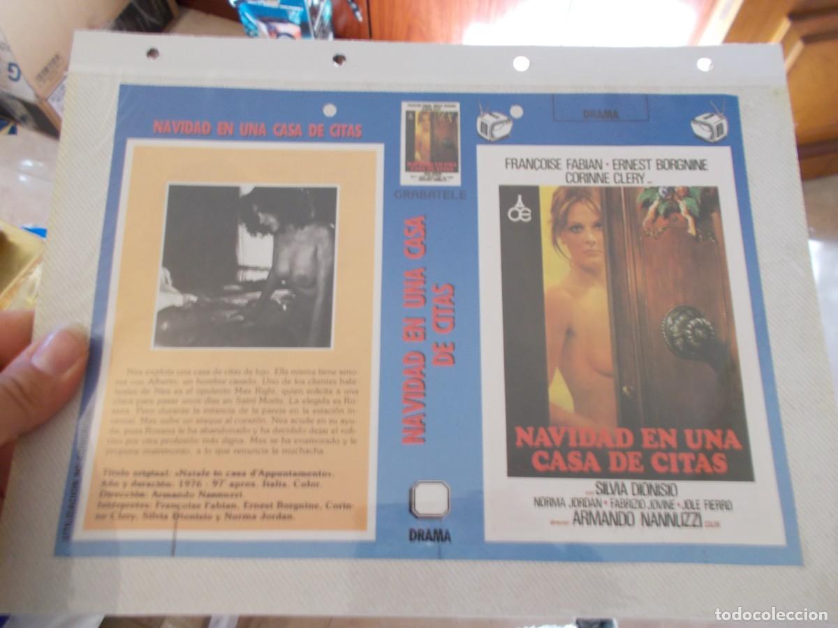 Cinema: NAVIDAD EN UNA CASA DE CITAS,,CARATULA ,Y CARTEL,TAMA&Ntilde;O,FOLIO, ESTAN PEGADAS AL CARTON