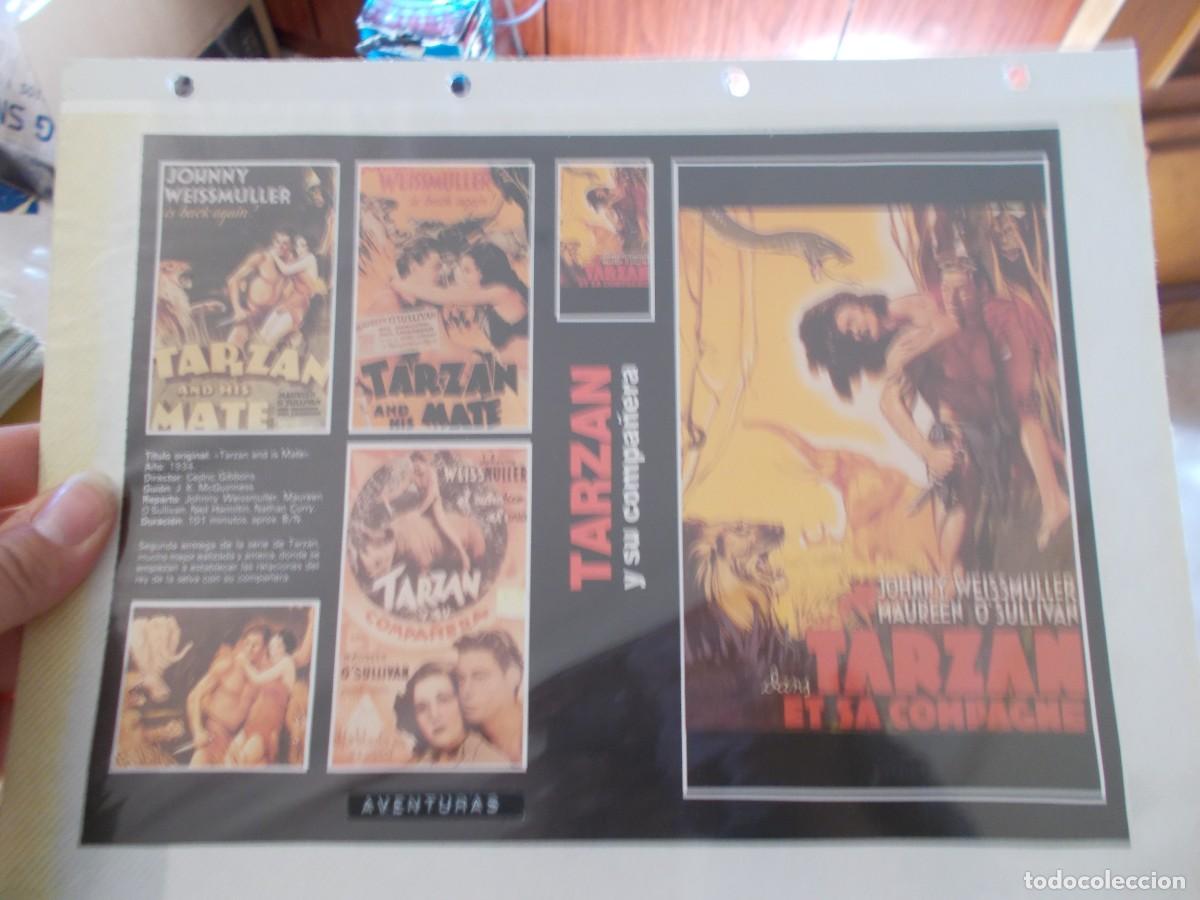 Cinema: TARZAN ,,CARATULA ,Y CARTEL,TAMA&Ntilde;O,FOLIO, ESTAN PEGADAS AL CARTON