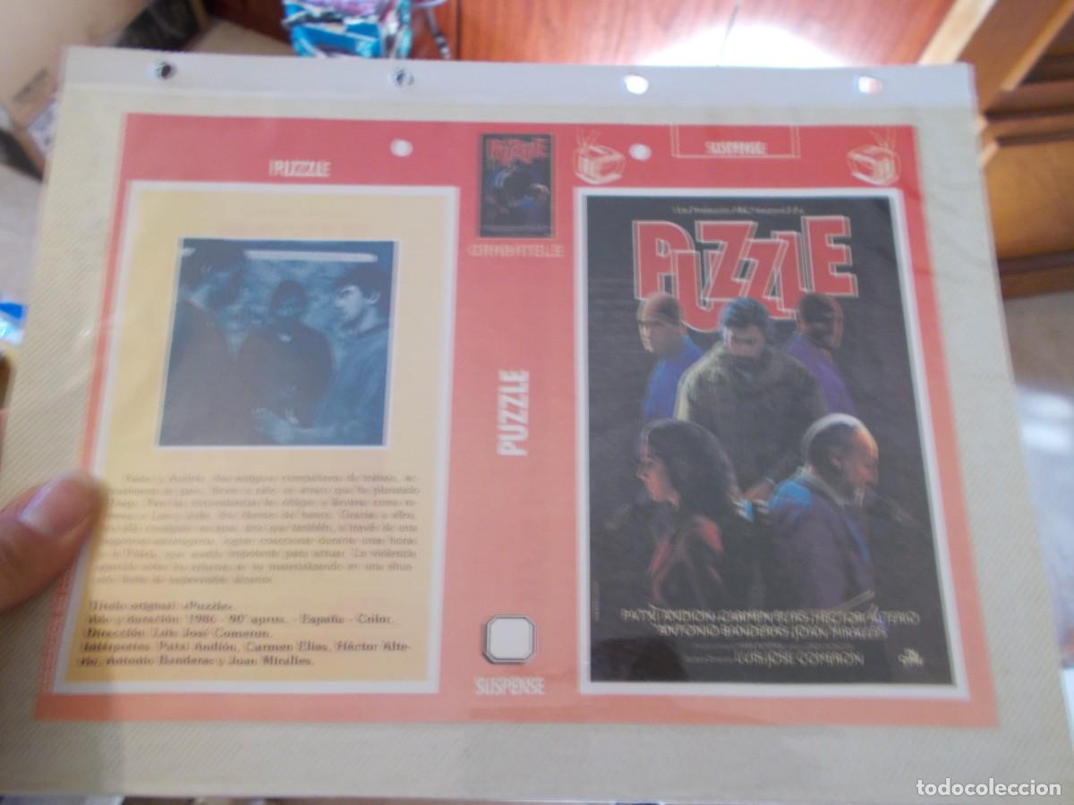 Cinema: PUZZLE,,CARATULA ,Y CARTEL,TAMA&Ntilde;O,FOLIO, ESTAN PEGADAS AL CARTON