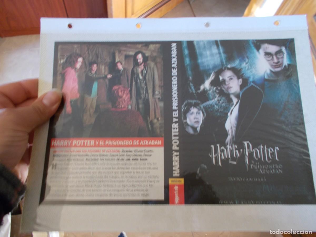 Cinema: HARRY POTTER,,CARATULA ,Y CARTEL,TAMA&Ntilde;O,FOLIO, ESTAN PEGADAS AL CARTON