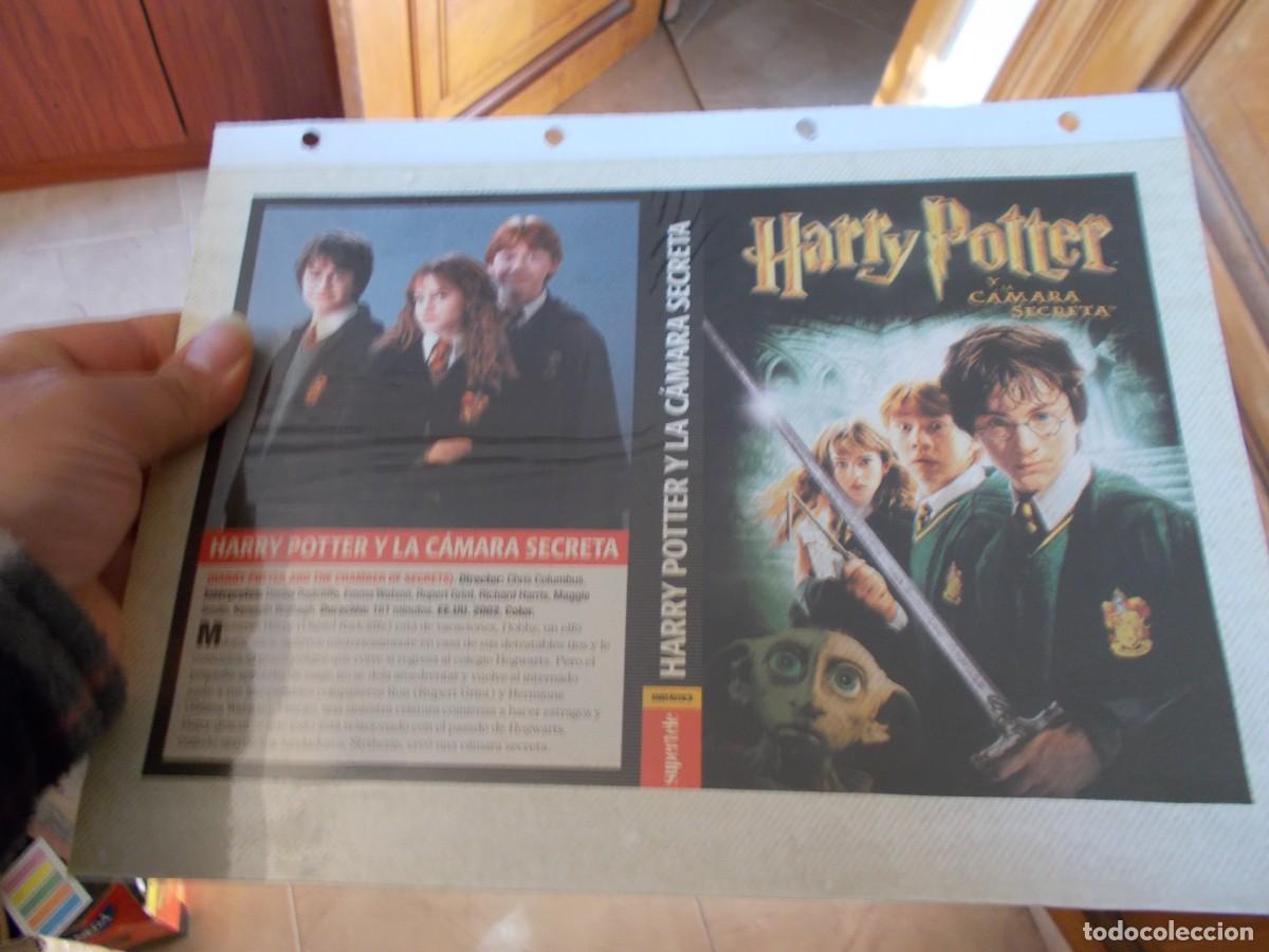 Cinema: HARRY POTTER,,CARATULA ,Y CARTEL,TAMA&Ntilde;O,FOLIO, ESTAN PEGADAS AL CARTON